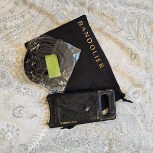 Bandolier Samsung Galaxy S10 leather phone case and strap